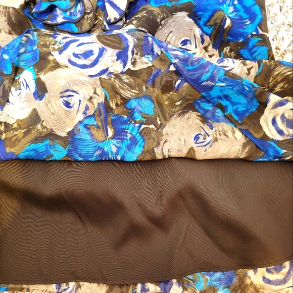 Ann Taylor Sleeveless Floral Women's Dress - Picture 12 of 12